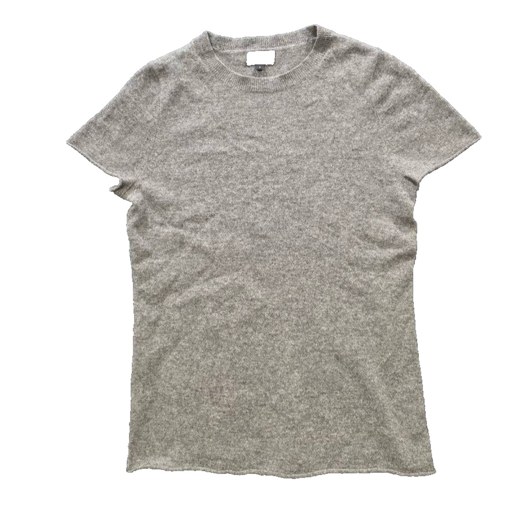 J.Crew 100% Cashmere Tan Short Sleeve Sweater top Size Small A010612